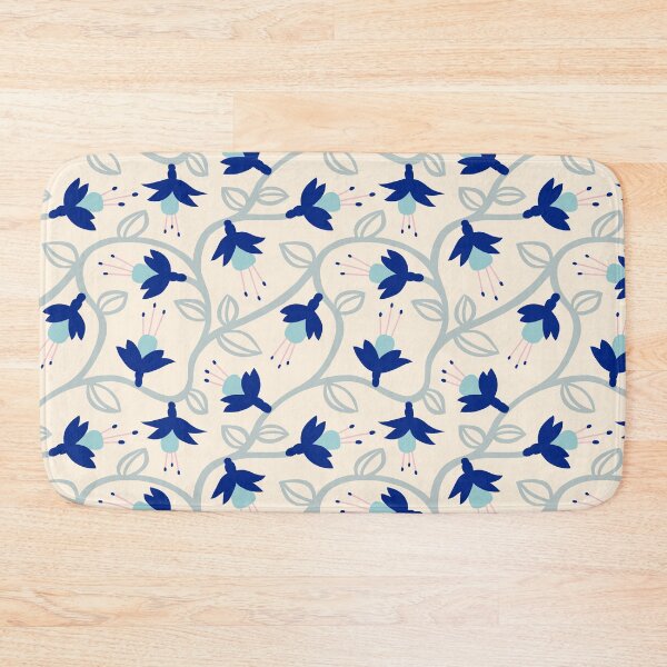 Item preview, Fuchsias in Blue designed and sold by The Wellington Boot.