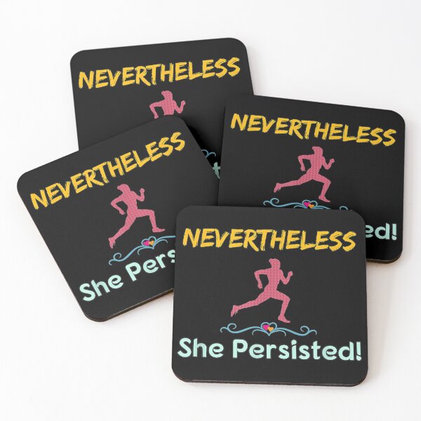 Item preview, Nevertheless She Persisted Running - Marathon designed and sold by bensonaliyah.