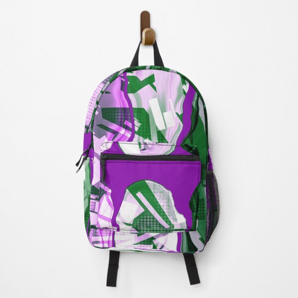 Item preview, “Abztrakt” | Digital Abstract Design in Purple and Green designed and sold by LiseHoltArt.