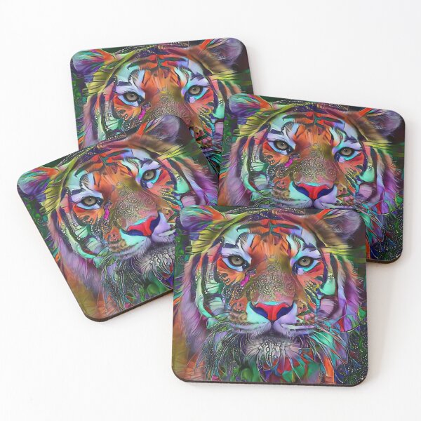 Item preview, Zang, tiger, bengal, tigre, wild cat, lea roche paintings designed and sold by L. ROCHE.