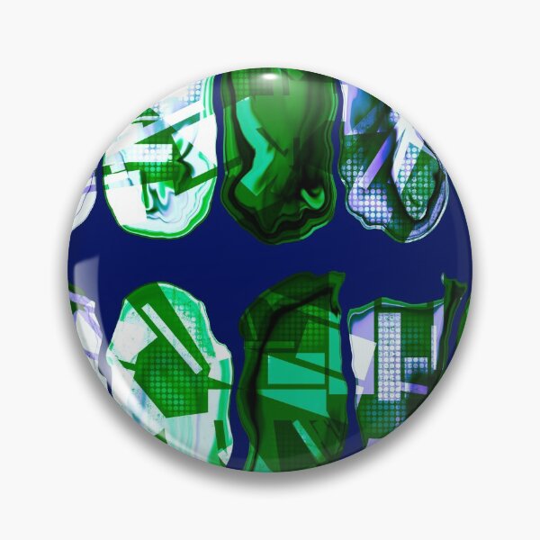 Item preview, “Abztrakt” | Digital Abstract Design in Blue and Green designed and sold by LiseHoltArt.