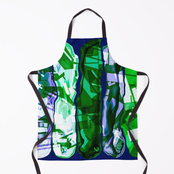 Item preview, “Abztrakt” | Digital Abstract Design in Blue and Green designed and sold by LiseHoltArt.