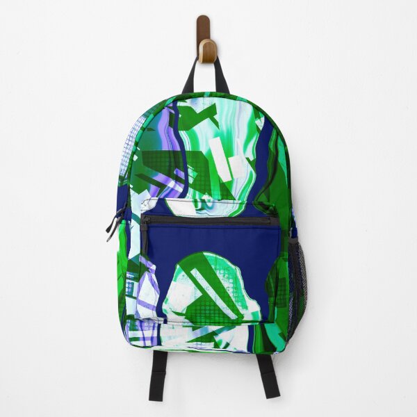 Item preview, “Abztrakt” | Digital Abstract Design in Blue and Green designed and sold by LiseHoltArt.
