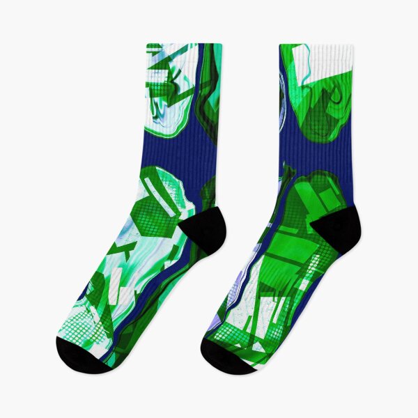 Item preview, “Abztrakt” | Digital Abstract Design in Blue and Green designed and sold by LiseHoltArt.