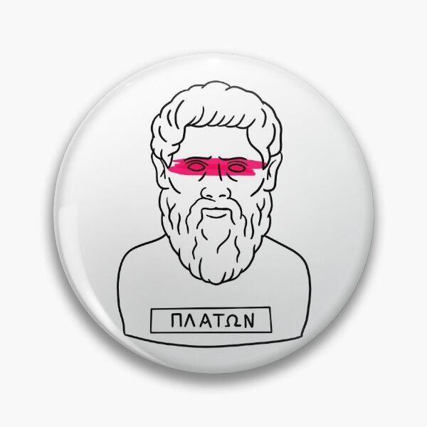 Item preview, Plato Line Art Portrait - Philosophy Teacher - White Edition designed and sold by isstgeschichte.