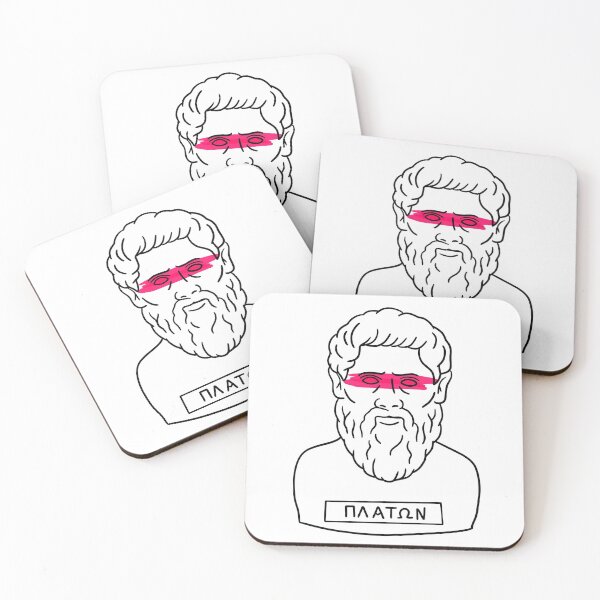 Item preview, Plato Line Art Portrait - Philosophy Teacher - White Edition designed and sold by isstgeschichte.