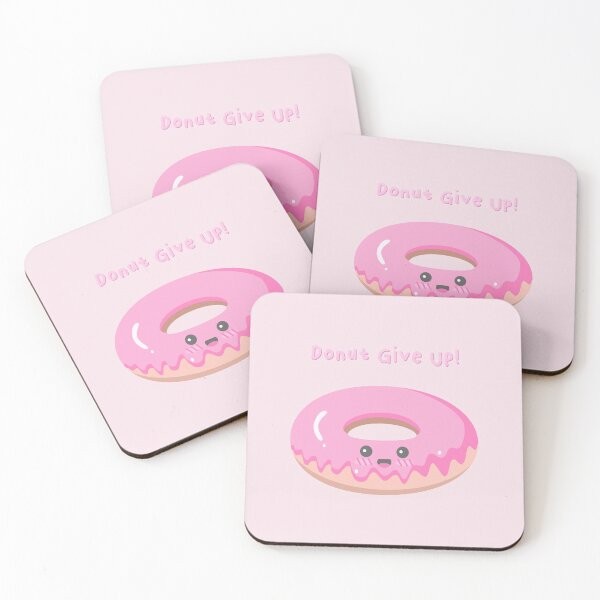Item preview, Donut Give Up! designed and sold by Banana Latte Designs.