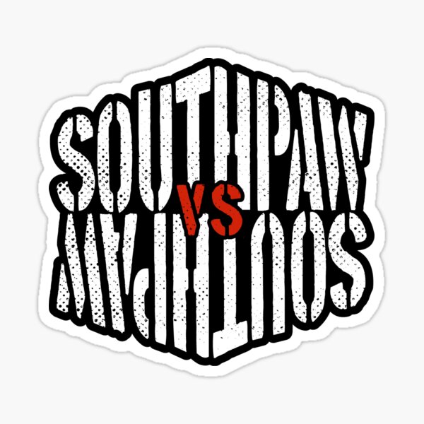 Boxing Day Sale - Southpaw vs Southpaw Sticker