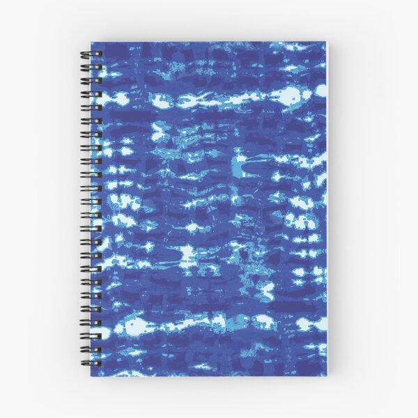 Item preview, Natural blue tie-dye line design pattern designed and sold by V-Top-Design.