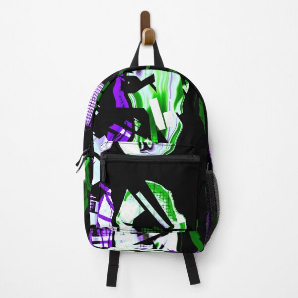 Item preview, “Abztrakt” | Digital Abstract Design in Purple, Green and Black designed and sold by LiseHoltArt.