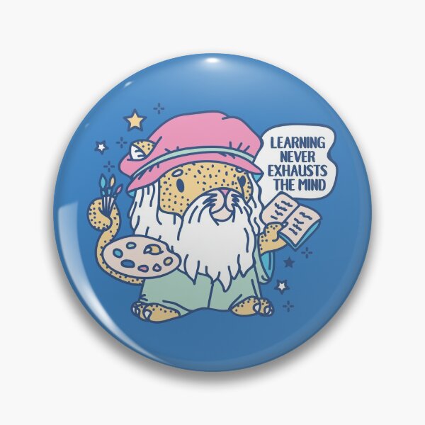 Item preview, Funny Animal pun Leopardo da vinci with quote  designed and sold by SPIRIMAL.