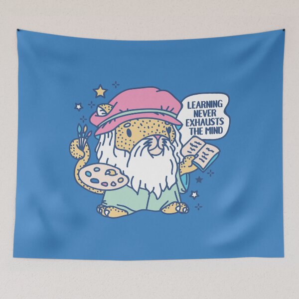 Item preview, Funny Animal pun Leopardo da vinci with quote  designed and sold by SPIRIMAL.