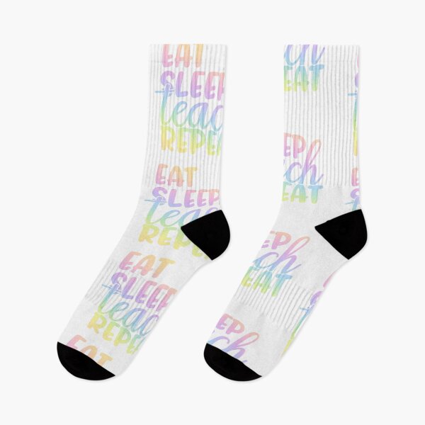 Item preview, Eat sleep teach repeat - inspirational teacher quote/gift  designed and sold by PickaSticka.