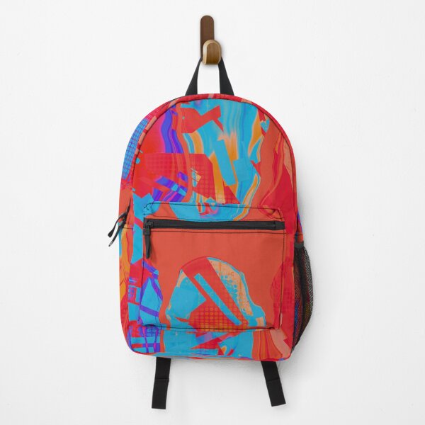 Item preview, “Abztrakt” | Digital Abstract Design in Blue and Orange designed and sold by LiseHoltArt.
