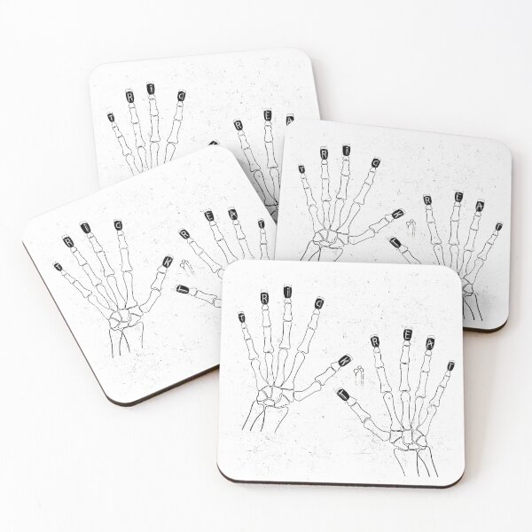 Item preview, Trick or treat skeleton hands designed and sold by Zela.