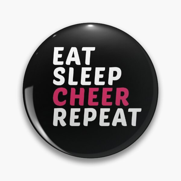 Item preview, Eat, Sleep, Cheer, Repeat! designed and sold by BlackDodo.