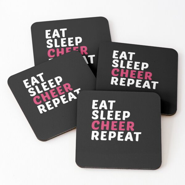 Item preview, Eat, Sleep, Cheer, Repeat! designed and sold by BlackDodo.