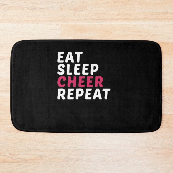 Item preview, Eat, Sleep, Cheer, Repeat! designed and sold by BlackDodo.