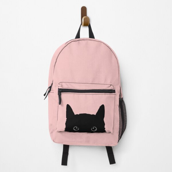Item preview, Black Kitty Cat Peeking designed and sold by PeachyLitchi.
