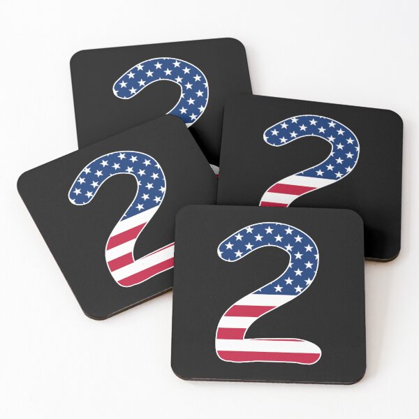 Item preview, Number 2 American flag Gift American Patriot designed and sold by Shariss.