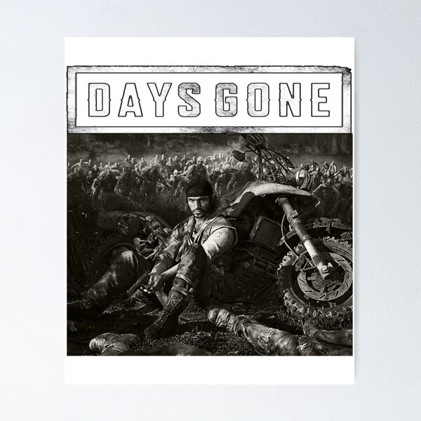 Days Gone Video Game Rare Promo Mini Poster Framed PS4