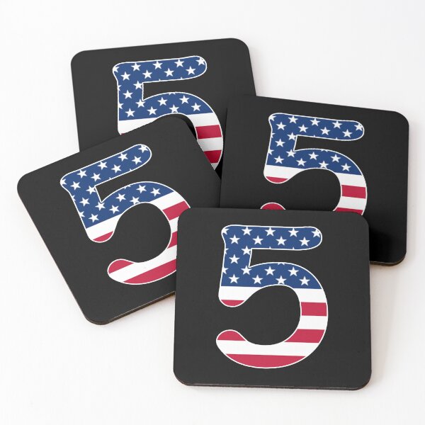 Item preview, Number 5 American flag Gift American Patriot designed and sold by Shariss.