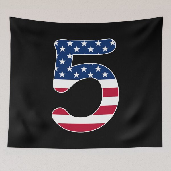 Item preview, Number 5 American flag Gift American Patriot designed and sold by Shariss.