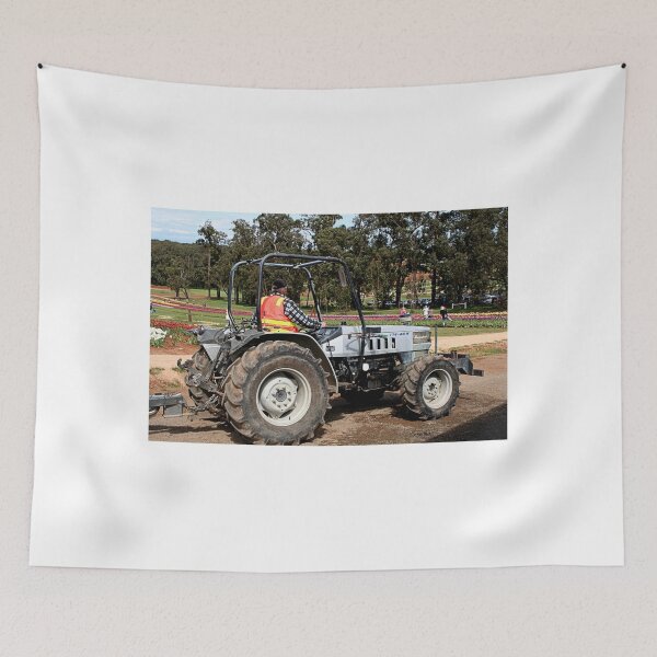 Item preview, Tractor amongst the tulips, Dandenongs, Victoria designed and sold by FranWest.