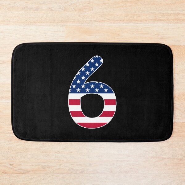 Item preview, Number 6 American flag Gift American Patriot designed and sold by Shariss.