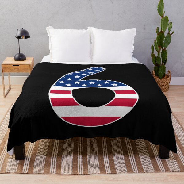 Item preview, Number 6 American flag Gift American Patriot designed and sold by Shariss.