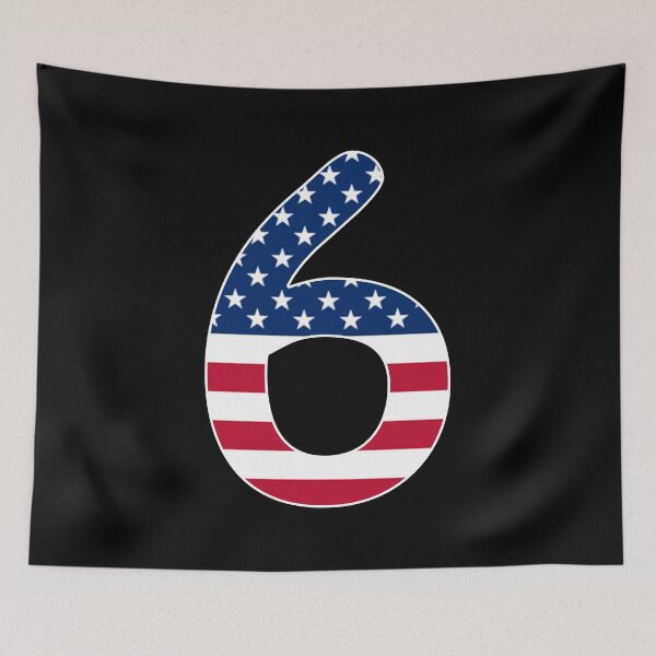 Artikelvorschau, Nummer 6 amerikanische Flagge Geschenk amerikanischer Patriot entworfen und verkauft von Shariss.