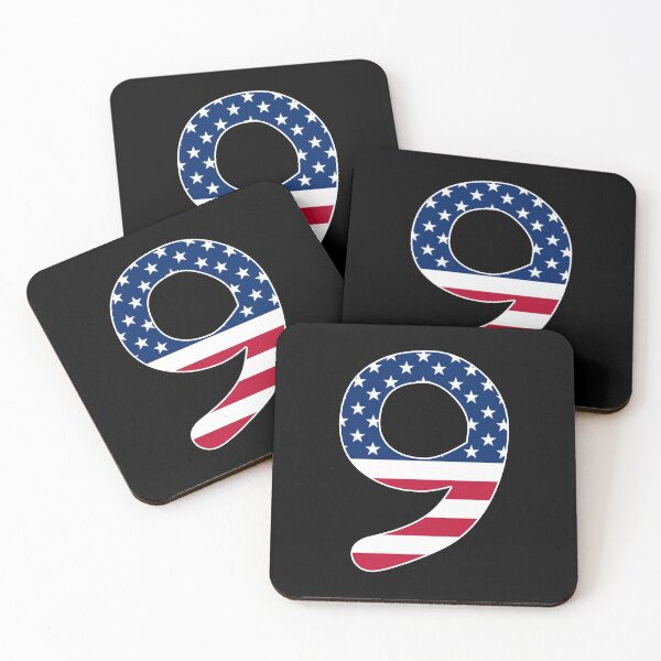 Item preview, Number 9 American flag Gift American Patriot designed and sold by Shariss.