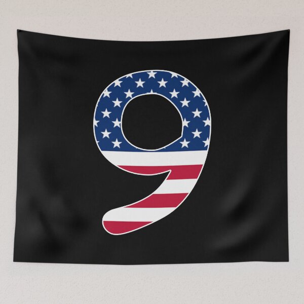 Artikelvorschau, Nummer 9 amerikanische Flagge Geschenk amerikanischer Patriot entworfen und verkauft von Shariss.