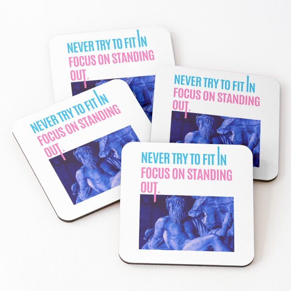 Item preview, never try to fit in focus on standing out  designed and sold by trillstshirt.