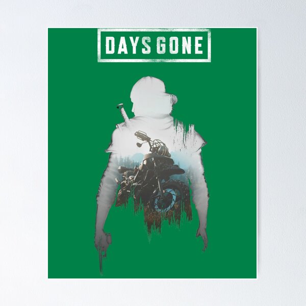 Days Gone Video Game Rare Promo Mini Poster Framed PS4