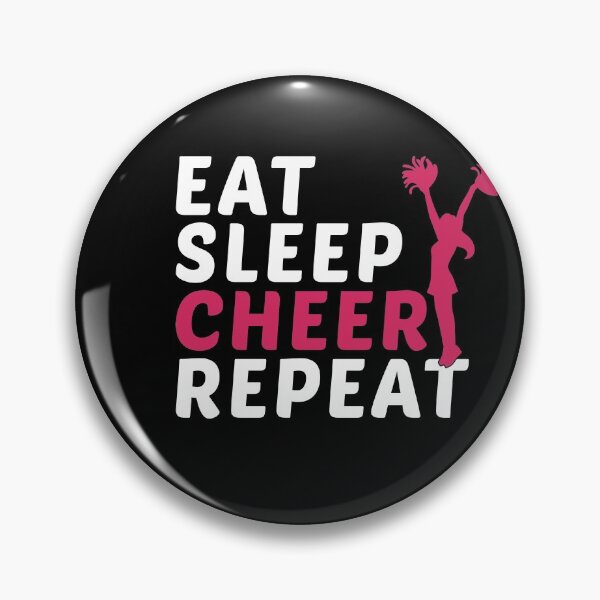 Item preview, Eat, Sleep, Cheer, Repeat! designed and sold by BlackDodo.