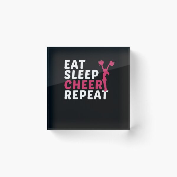 Item preview, Eat, Sleep, Cheer, Repeat! designed and sold by BlackDodo.