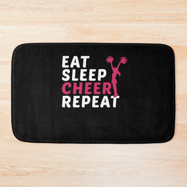 Item preview, Eat, Sleep, Cheer, Repeat! designed and sold by BlackDodo.