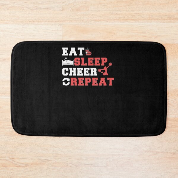 Item preview, Eat, Sleep, Cheer, Repeat! designed and sold by BlackDodo.