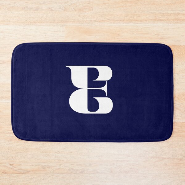 Item preview, letter E initial minimal tree Deep Blue designed and sold by artriri.