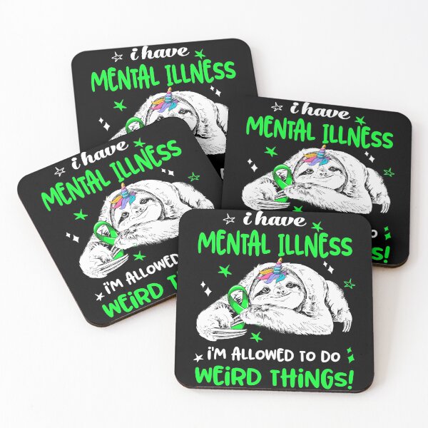 Item preview, I have Mental Illness i'm allowed to do Weird Things designed and sold by ElizabethS809.