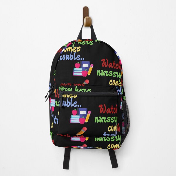 Item preview, watch out nursery hear comes trouble ,for child or teacher or parent designed and sold by amy greaves.
