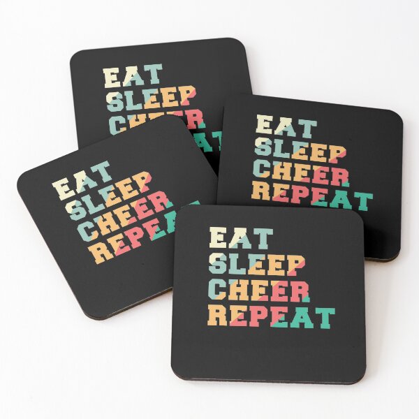 Item preview, Eat, Sleep, Cheer, Repeat! designed and sold by BlackDodo.