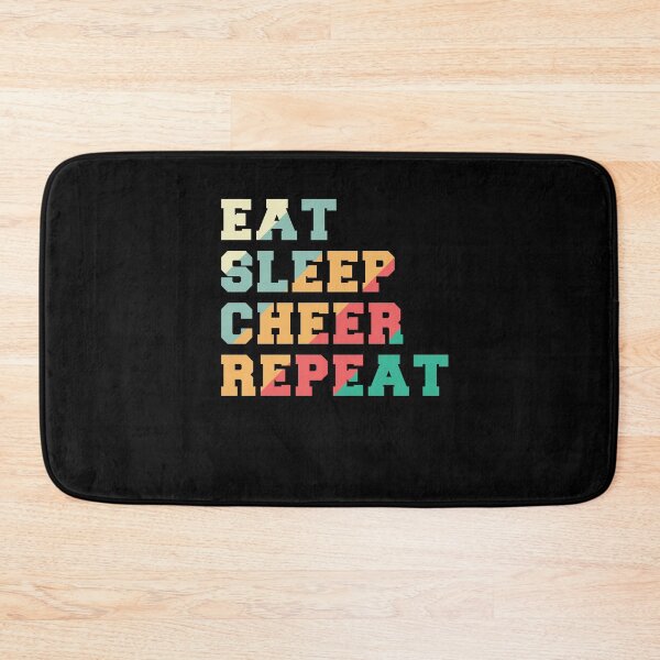 Item preview, Eat, Sleep, Cheer, Repeat! designed and sold by BlackDodo.