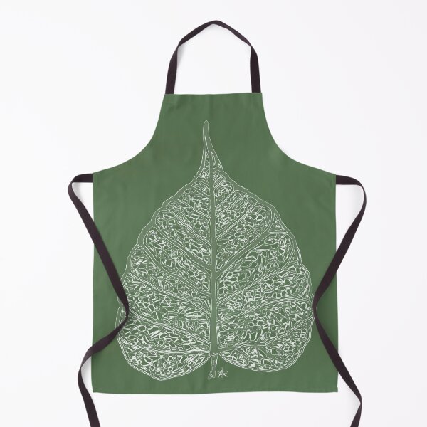 Item preview, Bodhi tree leaf on green designed and sold by Anna Ratkevich.