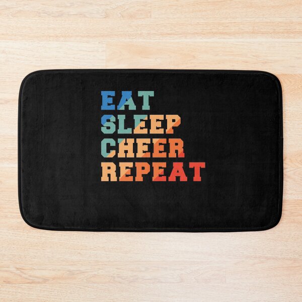 Item preview, Eat, Sleep, Cheer, Repeat! designed and sold by BlackDodo.