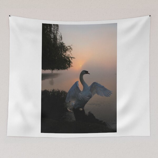 Item preview, The Sunrise Swan designed and sold by MarkGoughImages.
