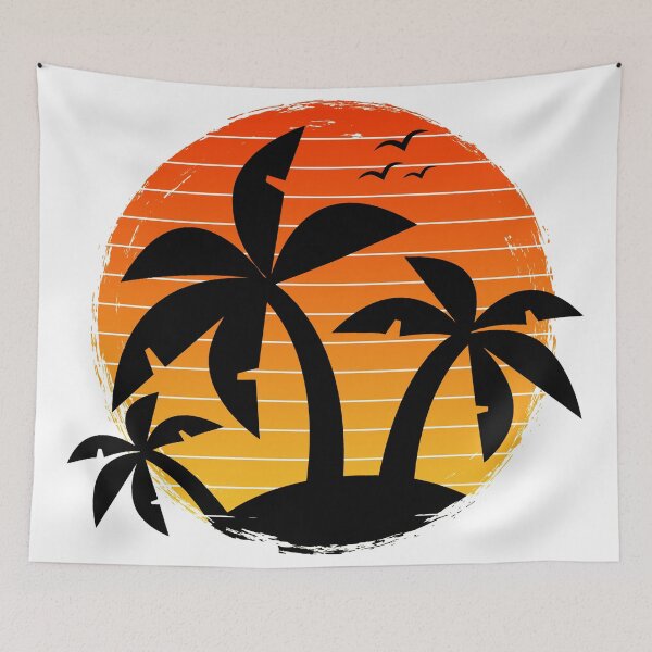 Item preview, Sunset on a Tropical Island designed and sold by ChelleCreate.