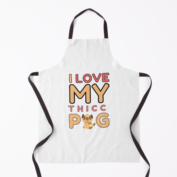 Item preview, I Love My Thicc Pug designed and sold by Trendy Merch 90.