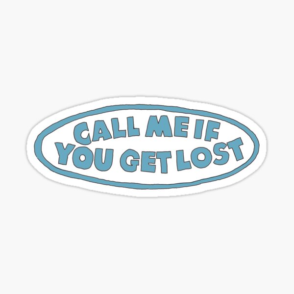 Call Me If You Get Lost, Tyler the Creator Sticker for Sale by Brooktp